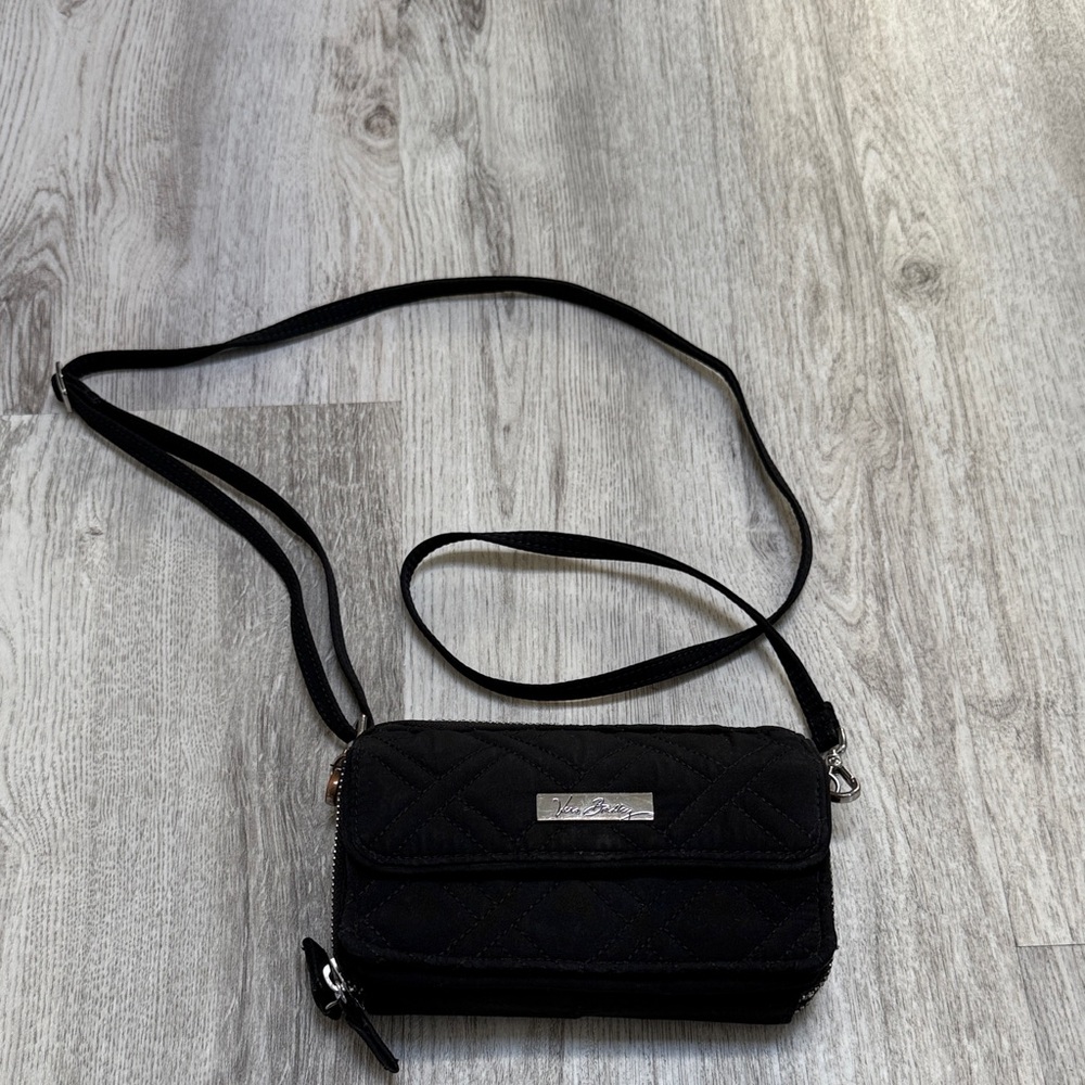 Vera Bradley Black Quilted Crossbody Bag